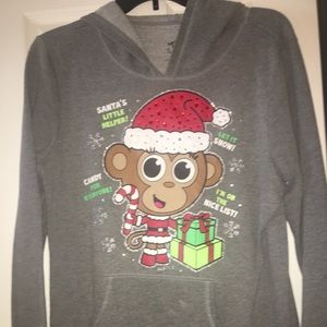 Justice Christmas hoodie